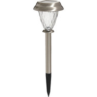 Outdoor Expressions Stainless Steel 3 Lumens Solar Path Light
