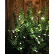 Paradise 9 Ft. 80-Light White Bulb Garland Branch Patio Light Set