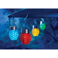 Moonrays 2.87 In. Dia. LED Solar Clip Umbrella Light