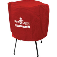 FireDisc Red PVC Grill Cover  Fits all FireDisc Sizes