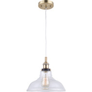 Home Impressions 1-Bulb Brass Incandescent Pendant Light Fixture