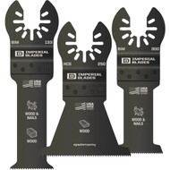 Imperial Blades ONE FIT Oscillating Blade Assortment (3-Piece)
