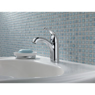 Peerless Apex Chrome 1-Handle Lever 4 In. Centerset Bathroom Faucet with Pop-Up