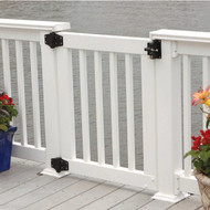 RDI Crossover Product 4 In. x 4 In. White Vinyl New England Post Base Trim Ring