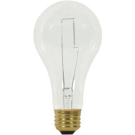 Satco 150W Clear Soft White Medium Base A21 Dimmable Incandescent Light Bulb