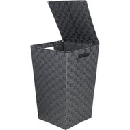 Home Impressions 13 In. x 20.5 In. H. Woven Laundry Hamper  Gray
