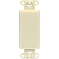 Leviton Decora QuickPort Ivory Blank Wall Plate Insert