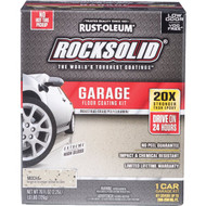Rust-Oleum RockSolid VOC Free Garage Floor Coating Kit  Mocha  76 Oz.