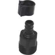 Flair-It 1/2 In. x 3/4 In. Poly Alloy PEXLock X Male Garden Hose Adapter