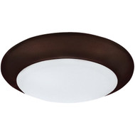 Canarm 4 In. Oil Rubbed Bronze LED Disc Flush Mount Light Fixture