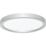 Canarm 7 In. Brushed Nickel LED Disc Flush Mount Light Fixture