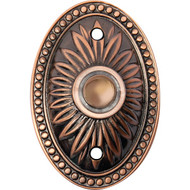IQ America Wired Bronze Lighted Doorbell Button