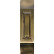 IQ America Wired Antique Brass Lighted Doorbell Button