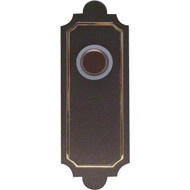 IQ America Wireless Antique Bronze Southwest Style Doorbell Push-Button