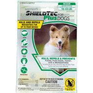 ShieldTec Plus 3-Month Supply Flea & Tick Treatment For Medium Size Dogs 16 Lb. to 33 Lb.