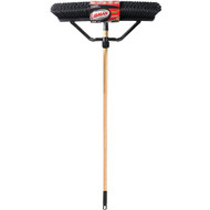 Libman 24 In. W. x 66 In. L. Wood Handle Smooth Surface Commercial Push Broom