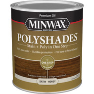Minwax Polyshades 1 Qt. Satin Stain & Finish Polyurethane In 1-Step  Honey