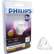 Philips 20W Equivalent Bright White MR11 GU4 Bi-Pin LED Floodlight Light Bulb