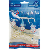 Health Smart Waxed Nylon Floss Picks (60-Count)