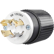 Reliance Controls 30A 125V/250V 4-Wire 3-Pole Commercial Grade L14-30P Generator Locking Cord Plug