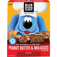 Blue Dog Bakery Original Peanut Butter & Molasses Crunchy Dog Treat  20 Oz.
