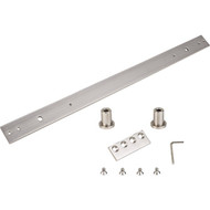 National Hardware Satin Nickel Steel Interior Barn Door Hardware Kit