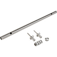 National Hardware Stainless Steel Steel Interior Barn Door Hardware Kit