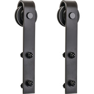 National Oil Rubbed Bronze Interior Barn Door Strap Hanger  (2-Pack)