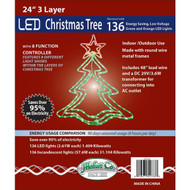 J Hofert 24 In. LED Lighted Christmas Tree