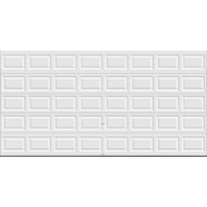 Holmes Gold Series 16 Ft. W x 8 Ft. H White Insulated Steel Garage Door w/EZ-Set Torsion Spring