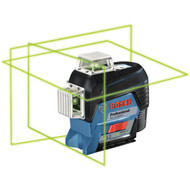 Bosch 200 Ft. Self-Leveling 360 Deg Green-Beam 3-Plane Leveling & Alignment-Line Laser Level Kit