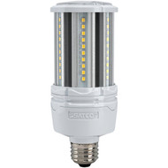 Satco Hi-Pro 22W Clear Corn Cob Medium Base LED High-Intensity Light Bulb
