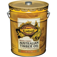 Cabot Australian Timber Oil Water Reducible Translucent Exterior Oil Finish  19458 Honey Teak  5 Gal.