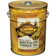 Cabot Australian Timber Oil Water Reducible Translucent Exterior Oil Finish  19459 Mahogany Flame  5 Gal.