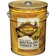 Cabot Australian Timber Oil Water Reducible Translucent Exterior Oil Finish  19460 Jarrah Brown  5 Gal.