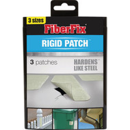 FiberFix Rigid Patch 5 x 5 In.  2 x 8 In.  3 x 3 In. Repair Patch (3-Pack)