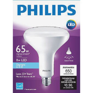 Philips 65W Equivalent Daylight BR40 Medium Dimmable LED Floodlight Light Bulb
