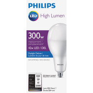 Philips 300W Equivalent Daylight A40 Medium LED Light Bulb