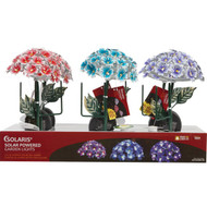 Alpine Solaris Metal Hydrangea 20 In. H. Solar Stake Light