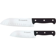 J.A. International Eversharp Stainless Steel Santoku Knife Set (2-Piece)