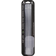 Manna 10.25 In. Reusable Tritan Straw (6-Pack)