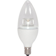 Satco 40W Equivalent Soft White B11 Candelabra LED Decorative Light Bulb