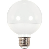 Satco 40W Equivalent Soft White G25 Medium LED Decorative Globe Light Bulb