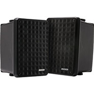 Kicker 2-Way Black Weatherproof Indoor/Outdoor Full Range Speaker (2-Pack)