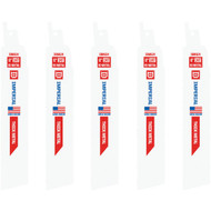 Imperial Blades 6 In. 14 TPI Extreme Thick Metal Reciprocating Saw Blade (5-Pack)