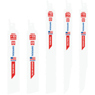 Imperial Blades 5-Piece Demolition Reciprocating Saw Blade Set