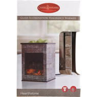 Candle Warmers Illumination Fragrance Warmer - Glass Fireplace