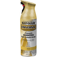 Rust-Oleum Universal 12 Oz. Forged Hammered Gold Paint & Primer