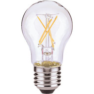 Satco 40W Equivalent Warm White A15 Medium Dimmable Traditional LED Light Bulb (2-Pack)