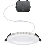 ETi Solid State Lighting Color Preference Low Pro 4 In. New Construction/Remodel IC Rated White Edgelit Recessed Light Kit